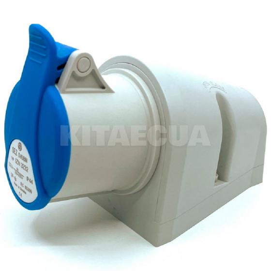 Розетка силовая настенная 32А 3-пина 240В TRANS-GREEN (SOCKET32A) фото 1