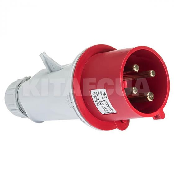 Вилка кабельная 32A 415В 3P+E IP44 красная IDE (3105) фото 1
