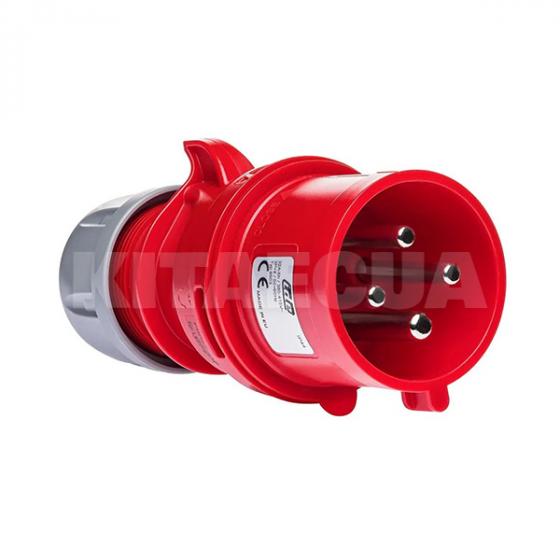 Вилка кабельная 32A 415В 3P+E IP44 красная IDE (8503) фото 1