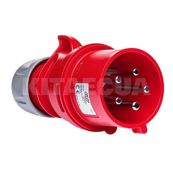 Вилка кабельная 32A 415В 3P+N+E IP44 красная IDE (8504) фото 1