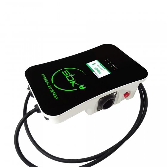 Зарядная станция S'OK Green Energy M3W Series Wallbox EV Charger, 3 фазы, 22 кВт, 32a/380v (SM3W32232542-5) фото 4