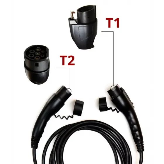 Зарядный кабель Simple Energy T2/T1, 7кВт 32А (SE-CA-T2/T1-32-5) фото 2