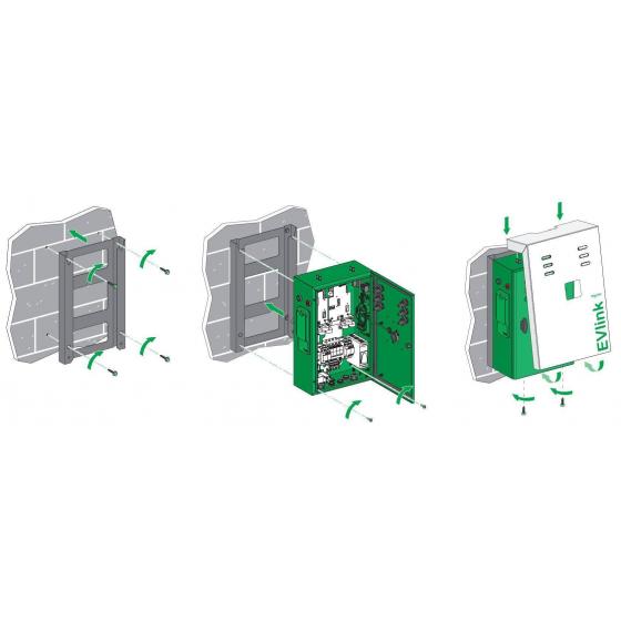 Зарядная станция EVlink PARKING Wall (EVW2S22P02) фото 4