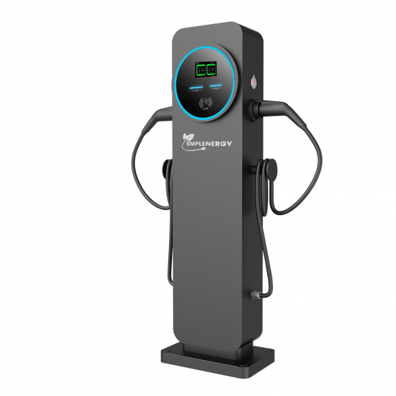 Зарядная станция Simple Energy Earth Floor Carger Cotid, 7 кВт (SE-SMART-AC-7+7) фото 2