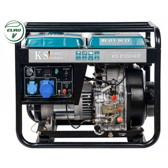 Дизельный генератор «Konner & Sohnen» KS 8100HDE (EURO V) фото 1