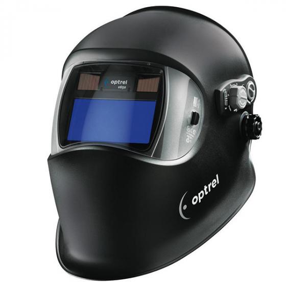 Маска сварщика Optrel e650 c АСФ с уровнем затемнения 4/5-13 DIN чёрная фото 1