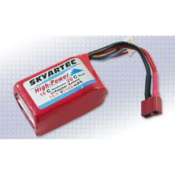 Аккумулятор Skyartec LiPo 11.1V 1100mAh/20C фото 1