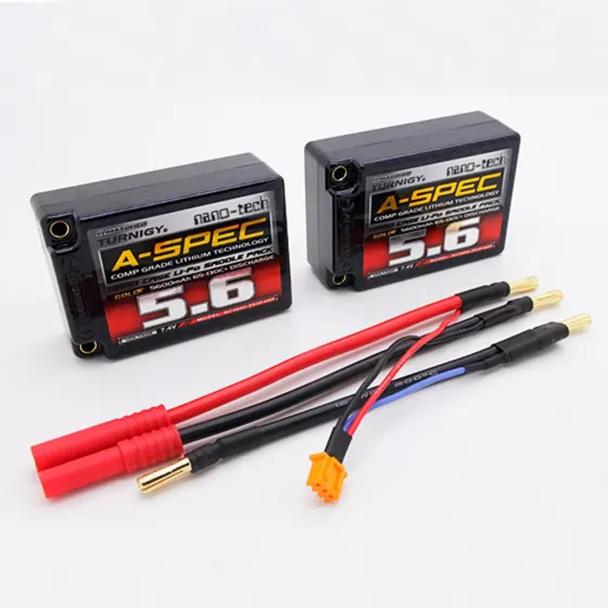Аккумулятор Li-Po Turnigy nano-tech A-SPEC 7.4V 5600mAh 2S3P 65C фото 1