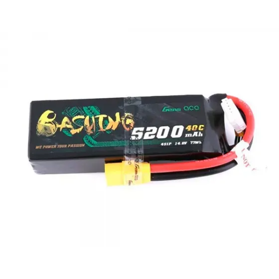 Аккумулятор Gens Ace LiPO 14,8 В 5200 мАч 4S 40C фото 1