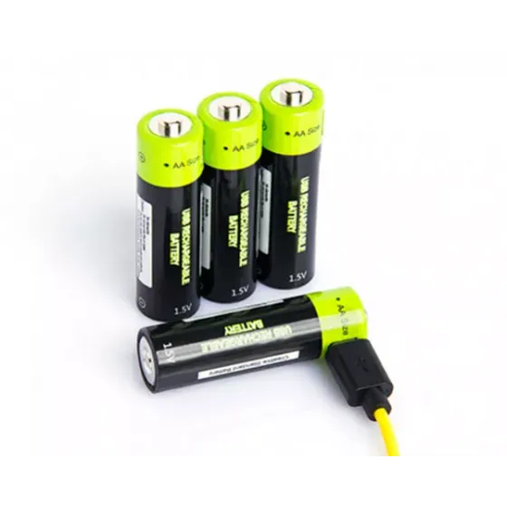 Аккумулятор Znter 1.5V 1250mAh AA USB Rechargeable LiPoly Battery (4 шт) фото 3