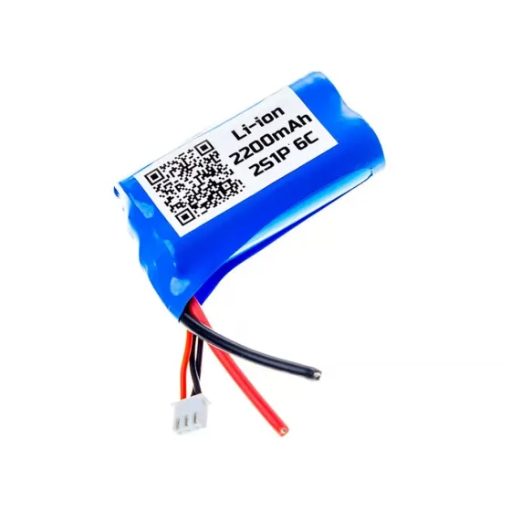 Аккумулятор 7,4V 2200mAh Li-Ion 2S1P 6C (18650) фото 1