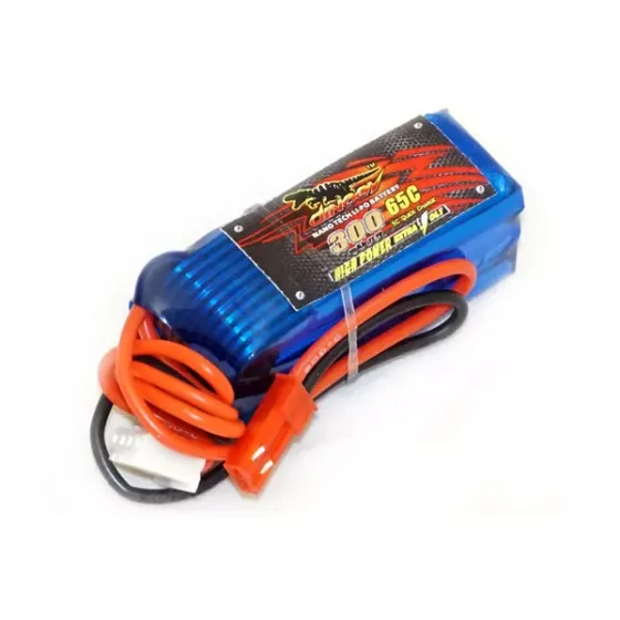 Аккумулятор Dinogy Li-Pol 300mAh 11.1V 3S 65C JST фото 1