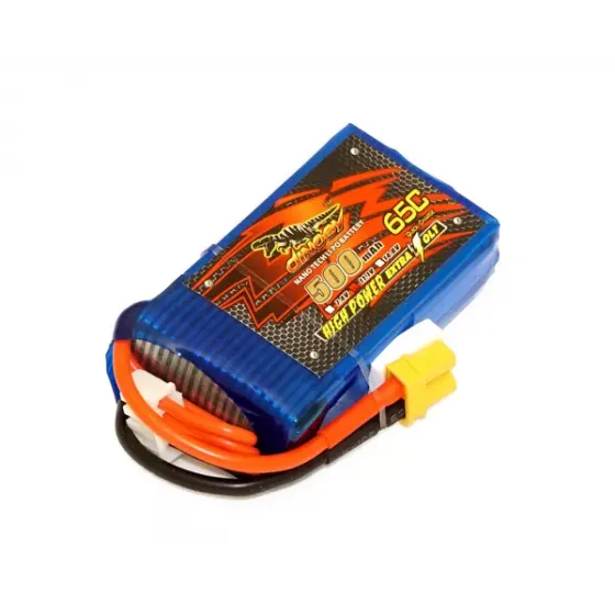Аккумулятор Dinogy Li-Pol 500mAh 11.1V 3S 65C XT30 фото 1