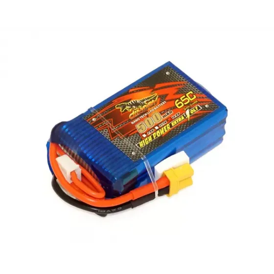 Аккумулятор Dinogy Li-Pol 500mAh 14.8V 4S 65C XT30 фото 1