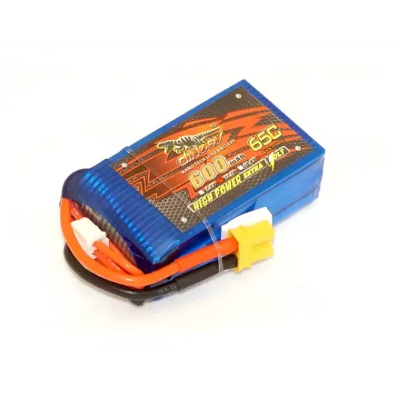 Аккумулятор Dinogy Li-Pol 600mAh 11.1V 3S 65C XT30 фото 1