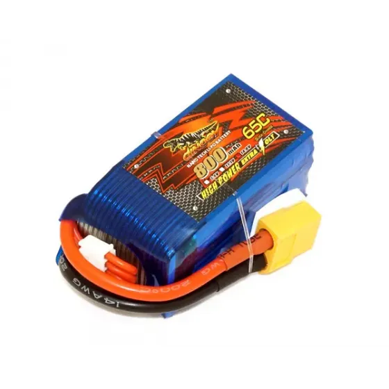 Аккумулятор Dinogy Li-Pol 800mAh 14.8V 4S 65C XT60 фото 1