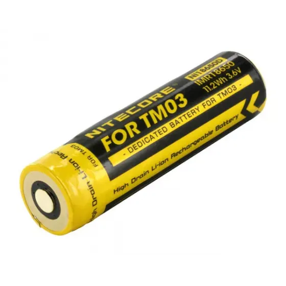 Аккумулятор Li-Ion 18650 Nitecore TM03 NL18650D 3100мАч 10А фото 1