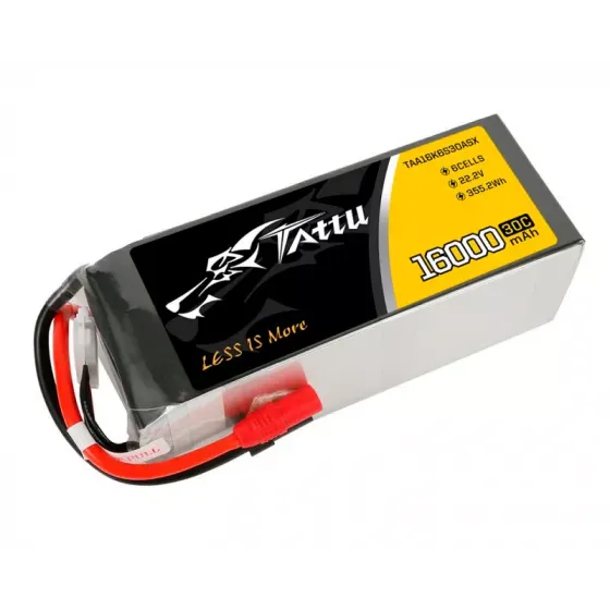 Аккумулятор Tattu 22,2V 16000mAh 6S 30C LiPO фото 1