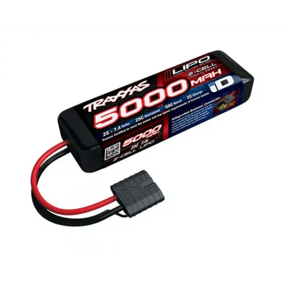 Аккумулятор Traxxas 7.4V 5000mAh 2-Cell 25C LiPo Battery фото 1