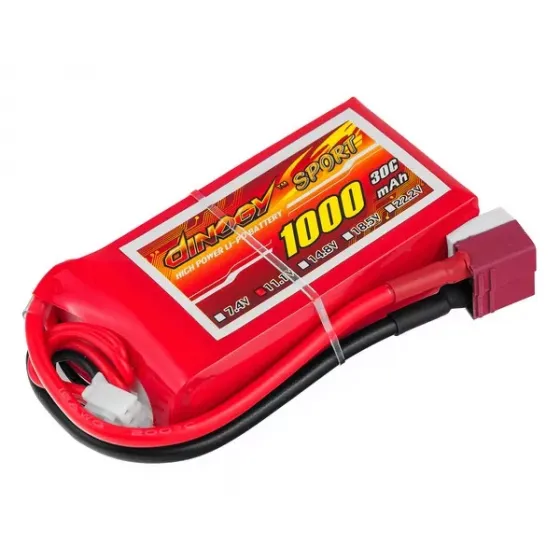 Аккумулятор Dinogy Sport Li-Po 1000mAh 11.1V 3S 30C T-Plug фото 1