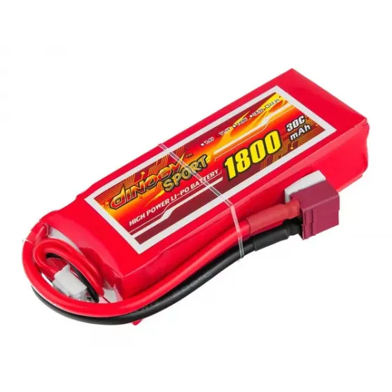 Аккумулятор Dinogy Sport Li-Po 1800mAh 11.1V 3S 30C T-Plug фото 1