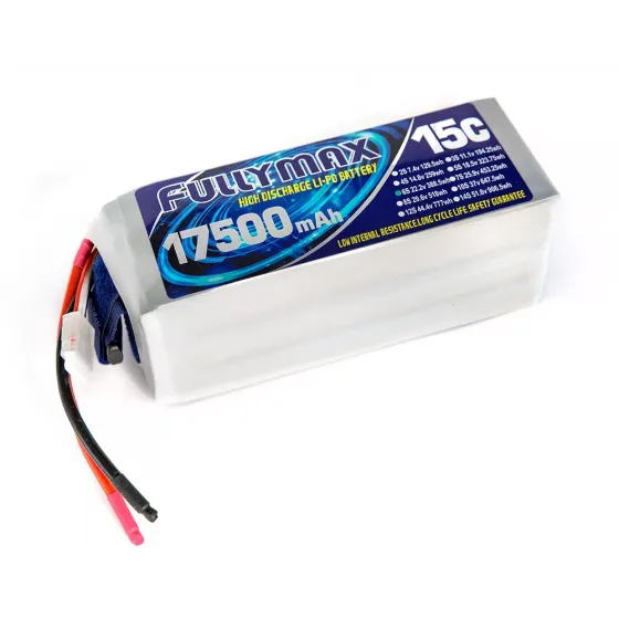 Аккумулятор Fullymax 22.2V 17500mAh Li-Po 6S 15C UAV фото 1