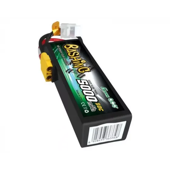 Аккумулятор Gens Ace LiPo 14,8В 5000мАч 4S 50C XT90 (B-50C-5000-4S1P-Bashing) фото 2