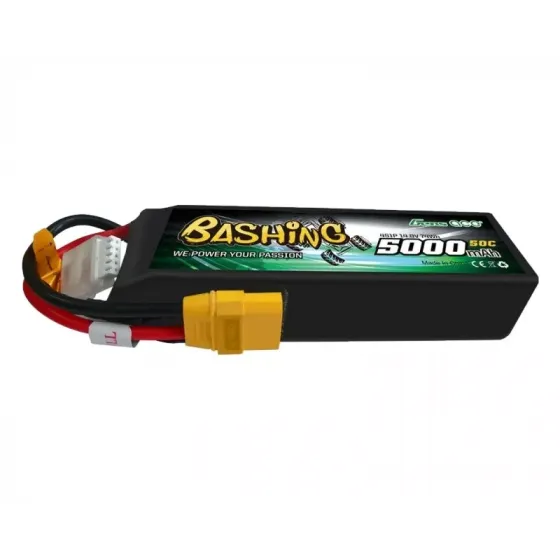 Аккумулятор Gens Ace LiPo 14,8В 5000мАч 4S 50C XT90 (B-50C-5000-4S1P-Bashing) фото 1