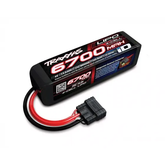 Аккумулятор Traxxas LiPO 14,8 В 6700 мАч 4S 25C фото 1