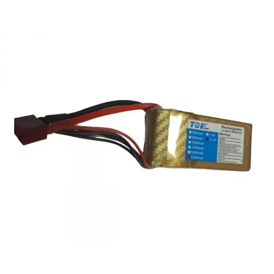 Аккумулятор TOP-RC 14.8V 2200mAh Li-Po 4S T-plug фото 1