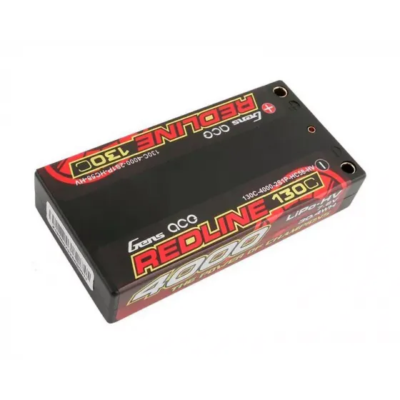 Аккумулятор Gens Ace LiPO 7,6В 4000мАг 2S 130C 93х47х18мм 147г Bullet 4mm (B-RL-130C-4000-2S1P-HC-58-HV) фото 2
