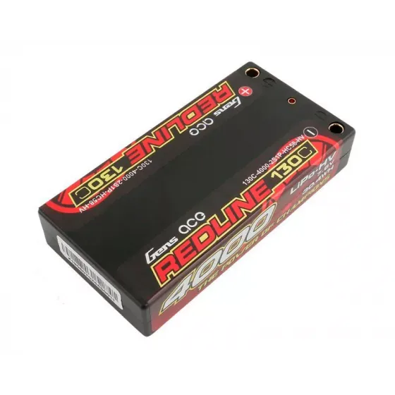 Аккумулятор Gens Ace LiPO 7,6В 4000мАг 2S 130C 93х47х18мм 147г Bullet 4mm (B-RL-130C-4000-2S1P-HC-58-HV) фото 1