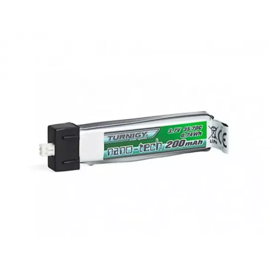Аккумулятор 3.7V 200mAh 1S 35~70C Turnigy Nano-Tech LiPo (9067000288-0) фото 1
