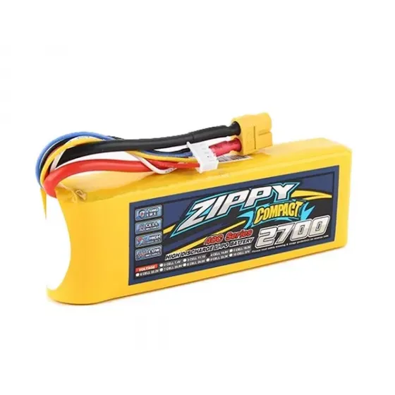 Аккумулятор ZIPPY 14.8V 2700mAh 4s 40c Compact Lipo Pack (9067000032-0) фото 1