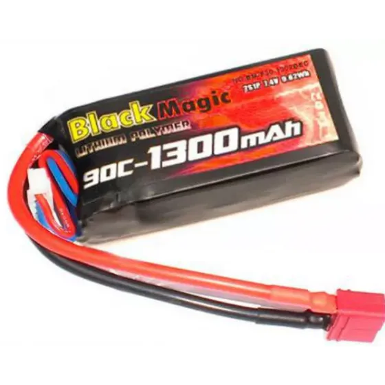 Аккумулятор Black Magic 11,1V (3S) 1300mAh LiPo 90C фото 1