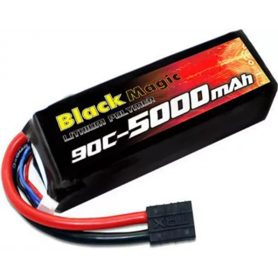 Аккумулятор Black Magic 11,1V(3S) 5000mAh Traxxas plug LiPo 90C фото 1