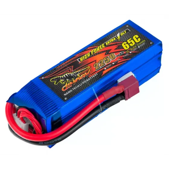 Аккумулятор Dinogy Li-Po 2250mAh 14.8V 4S 65C T-Plug фото 1