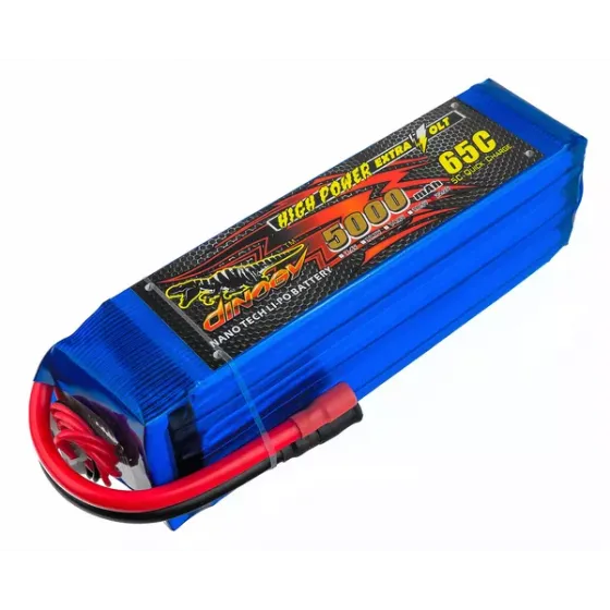 Аккумулятор Dinogy Li-Po 5000mAh 22.2V 6S 65C Bullet фото 1