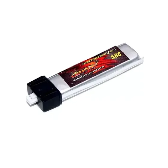 Аккумулятор Dinogy Li-Pol 220mAh 3.7V 1S 50C для Tiny Whoop и Inductrix фото 1