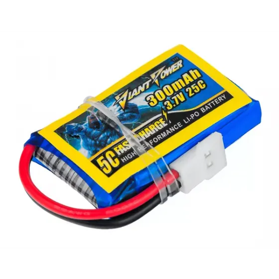 Аккумулятор Dinogy Giant Power Li-Po 300mAh 3.7V 25C для Walkera/Hubsan фото 1