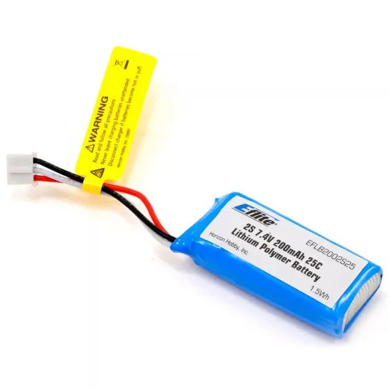 Аккумулятор E-flite Li-PO 7,4 В 200 мАч 2S 25C фото 1