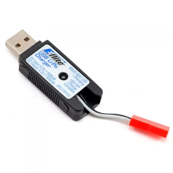 Зарядное устройство E-Flite USB 1S Li-PO 500 mA фото 1
