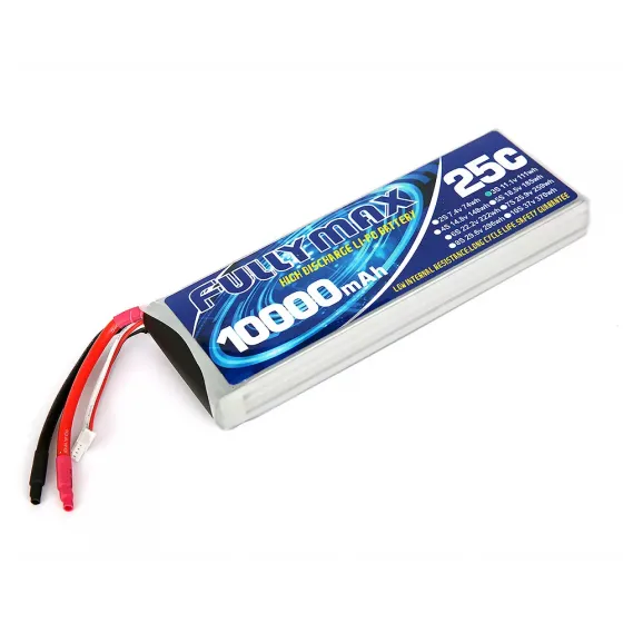 Аккумулятор Fullymax 11.1V 10000mAh Li-Po 3S 25C UAV фото 1