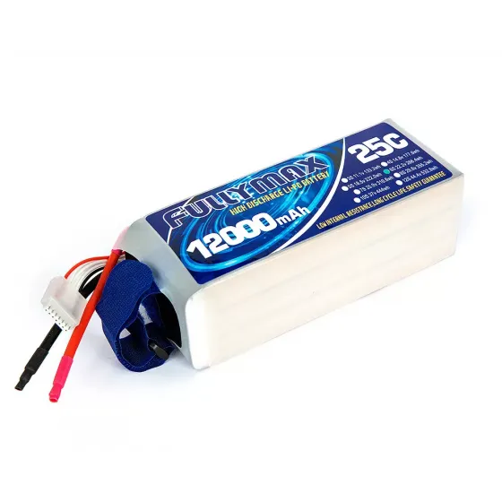 Аккумулятор Fullymax 22.2V 12000mAh Li-Po 6S 25C UAV фото 1