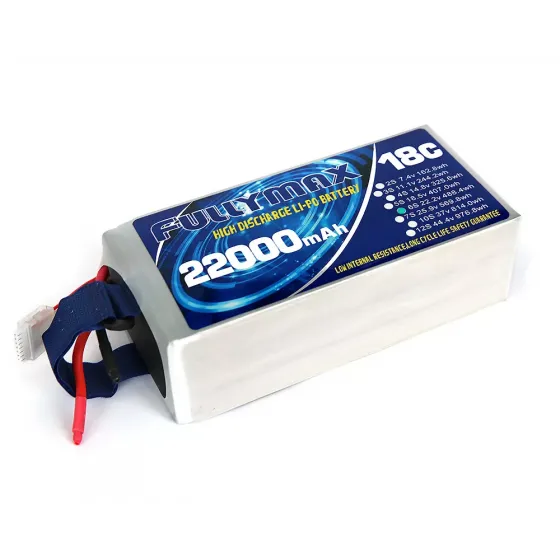 Аккумулятор Fullymax 22.2V 22000mAh Li-Po 6S 18C UAV фото 1