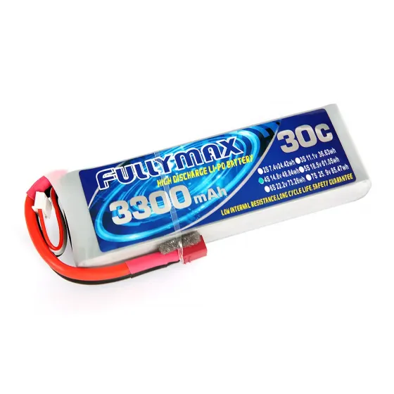 Аккумулятор Fullymax 14.8V 3300mAh Li-Po 4S 30C T-plug фото 1