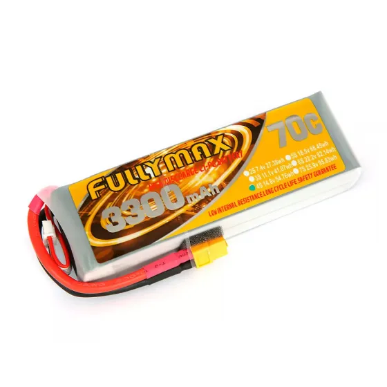 Аккумулятор Fullymax 14.8V 3300mAh Li-Po 4S 70C XT60 фото 1