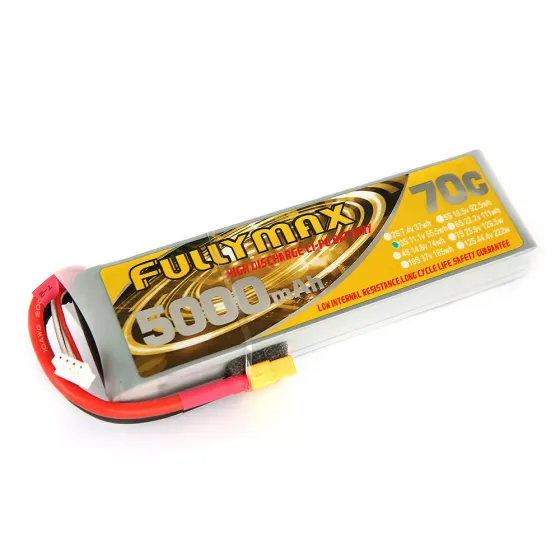 Аккумулятор Fullymax 11.1V 5000mAh Li-Po 3S 70C XT60 фото 1