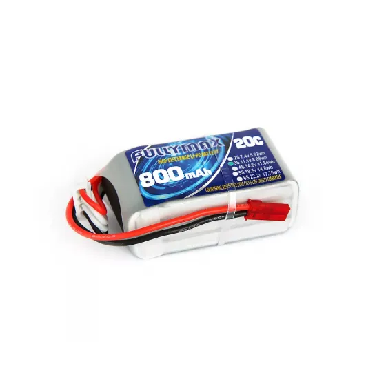 Аккумулятор Fullymax 11.1V 800mAh Li-Po 3S 20C JST фото 1