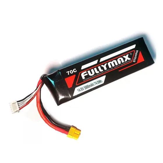 Аккумулятор Fullymax 14.8V 5000mAh Li-Po 4S 70C XT60 фото 1